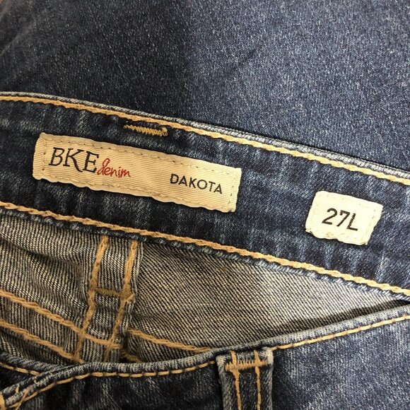 BKE Denim Dakota Womens Boot Cut Jeans Size 27L - Picture 4 of 5